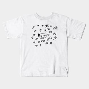 Starry Kitty Kids T-Shirt